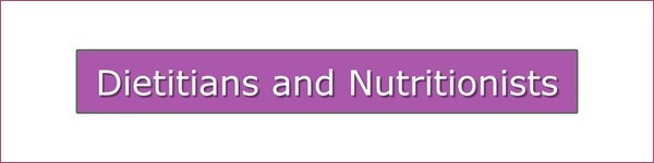 Dietitians and Nutritionists
